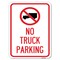 Signmission No Truck Sign No Truck Parking W/ Heavy-Gauge Alum Rust Proof Parking Sign, 18" x 24", A-1824-23560 A-1824-23560 - alternate 1